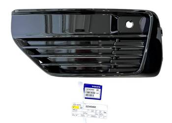 VOLVO XC90 II Plug-In lewa kratka zderzak przod czarny poly…