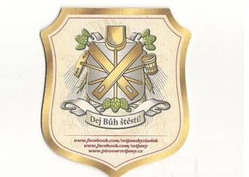 Svijany  - podstawka do piwa. Nr. 1.