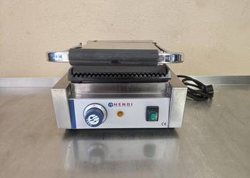 Kontakt grill kontaktowy ryflowany pojedynczy 1800W - Hendi 263501