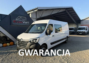 Renault Master max L3H2 6 osobowy brygadówka lift doka 50tys.km pełna opcja