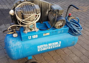 kompresor Sprężarka tłokowa 230v 8bar 100l elektra beckum hp3