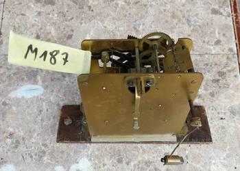 M187 Mechanizm starego zegara bufetowego kominkowego