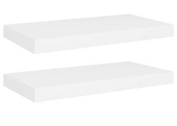 Półki ścienne 2 szt. białe 50x23x38 cm MDF WM-323809