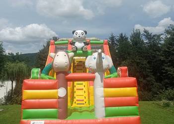 Duży Dmuchaniec. Zamek Dmuchany . Zjeżdżalnia .