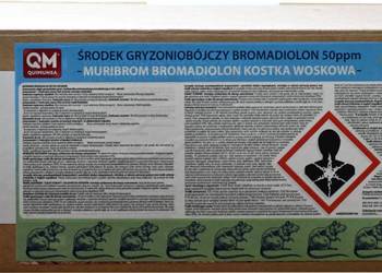MURIBROM 10kg woskowa KOSTKA 20g - trutka na gryzonie