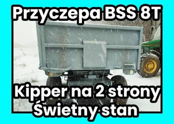 Przyczepa Czeska BSS 8T. Kiper Na Dwie Strony, Dolne Otwieranie