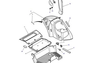 4298378M94 wykładzina kabiny Massey Ferguson Valtra AGCO 4298378M94 wykładzina kabiny Massey Ferguson Valtra AGCO