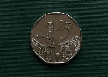 KUBA - 25 centavo, 2001r