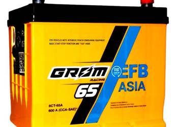 Akumulator  65Ah 600A Grom Racing Japan EFB PRAWY PLUS