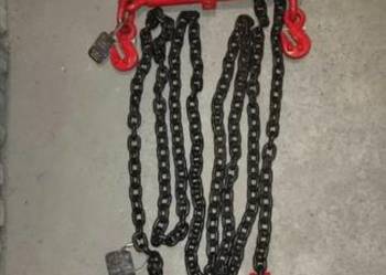 Łańcuch zawiesiowy z hakami 2-cięgnowy – 5 m / 7 m