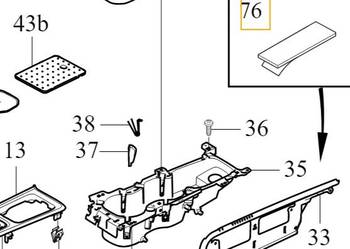 VOLVO S60 III V60 II tasma wygluszajaca srodkowy tunel 65x2…