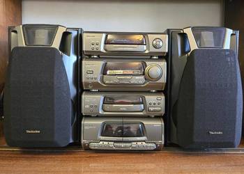 Technics EH500 – kompletna wieża + Chromecast Audio, sprawna