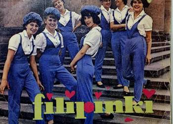 Filipinki winylowa płyta retro