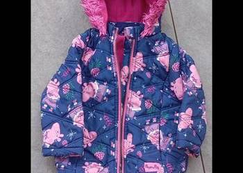 Kurtka zimowa dla dziewczynki świnka Peppa jak nowa