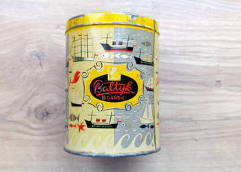 Puszka po cukierkach z PRLu