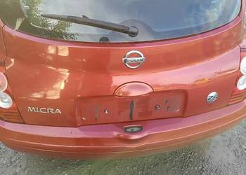 Klapa tylna klpa bagażnika kompltetna Nissan Mikra K12 CR12 kod L: A32 G