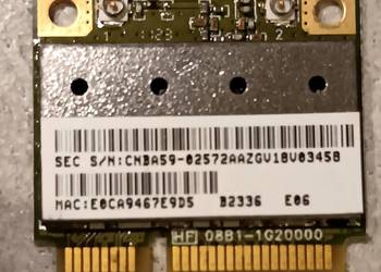 Samsung R540  - karta sieci bezprzewodowej (Wi-Fi)