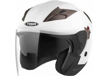 Kask z blendą przeciwsłoneczną