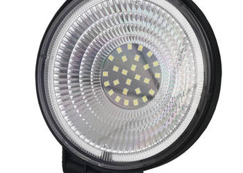 LAMPA ROBOCZA HALOGEN LED, 27 LED OKRĄGŁA, CENTRALNE UŁOŻENIE DIÓD, 10