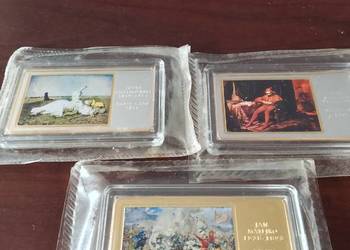 Sztabki miedziane platerowane malarstwo polskie