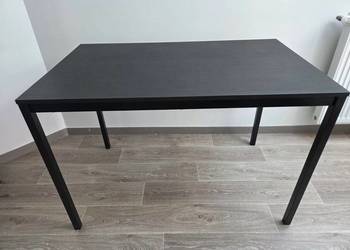 Stół Ikea 5 szt czarny solidny metalowe nogi