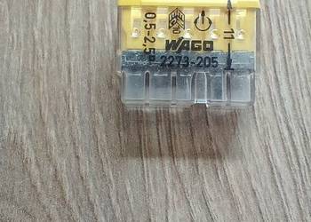 Szybkozłączka instalacyjna wago 5 na drut 5x2,5mm zestaw 30 sztuk