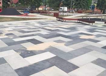 Płyty z betonu architektonicznego na podjazd 120x40x8 cm