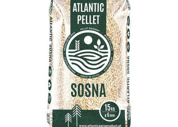 Pellet drzewny "Atlantic" Sprawdzona Super Jakość 6 mm 17,6 Mj/kg