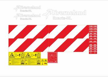 Naklejki Kverneland Accord Exacta HL
