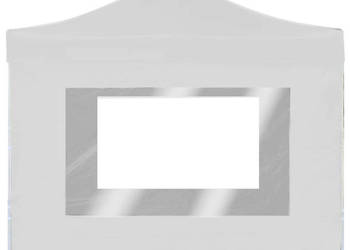 Namiot imprezowy ze ściankami aluminium 2x2 m biały WM-48934