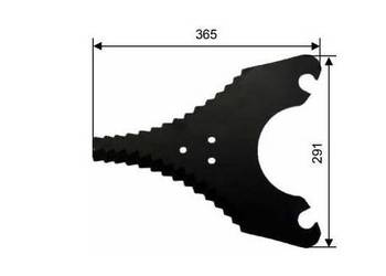 Nóż do przyczepy samozbierającej Strautmann 76336500 / 763345002 – zamienn…