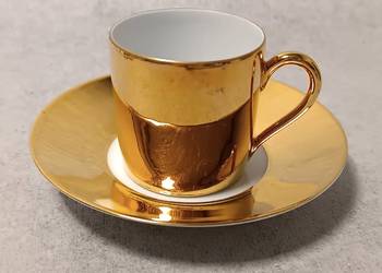 LIMOGES France Porcelaine DE PARIS Kolekcjonerska Filiżanka Duet Francja Zł