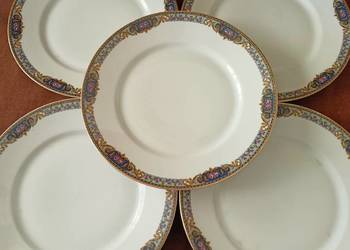 Talerze płytkie LIMOGES FRANCJA  5 szt. .