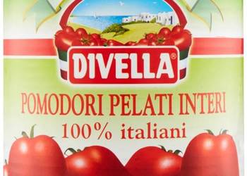 Divella Pelati włoskie pomidory w puszce 800g x 8 6,4 kg