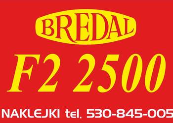 Naklejki na rozsiewacz Bredal
