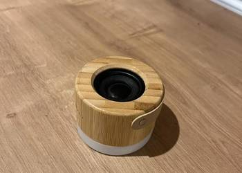 Drewniany głośnik z lampką Allegro