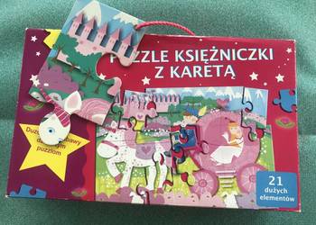 Puzzle księżniczki z karetą