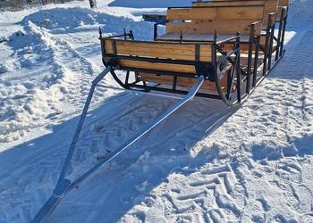 Sanie z zaczepem na 16 osób