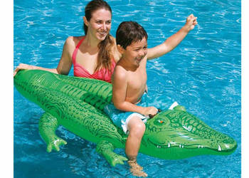 Aligator dmuchany do pływania 168 x 86 cm INTEX 58546