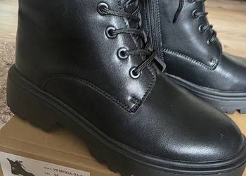 Buty damskie skórzane czarne Venezia rozmiar 38