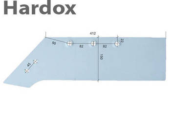 Lemiesz 300ha! HARDOX do pługa UNIA grudziądz TUR IBIS VIS