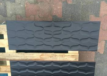 Glazura / płytka ścienna look 6 negro 25x75 firmy ROCERSA