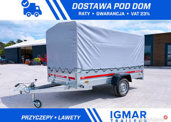 Przyczepka Samochodowa TEMARED PRO 2612 przyczepa towarowa plandeka 110cm