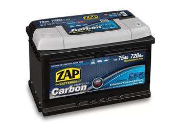 Akumulator 75Ah 720A ZAP CARBON EFB START&STOP