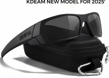 OKULARY PRZECIWSŁONECZNE. POLARYZACYJNE. Matte Black. Sportowe. Męskie.