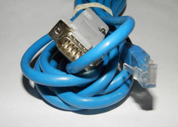 Kabel Przewód RS232 DB9 na RJ45