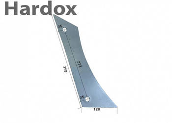 Pierś HARDOX VST1360/P części do pługa GASSNER