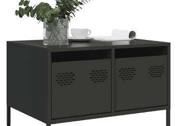 Szafka RTV czarna 68x50x435 cm stal walcowana na zimno WM-851238