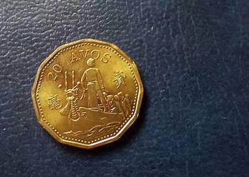 Stare monety 20 avos 1993 Makau