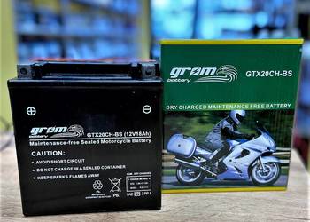Akumulator motocyklowy12V 18Ah 270A L+ GROM GTX20CH-BS